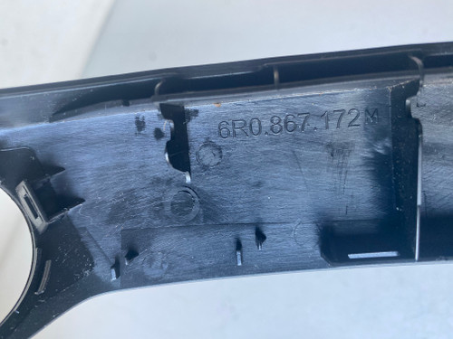 VW POLO 6R USED RHF INNER HANDLE COVER 6R0 867 172 M