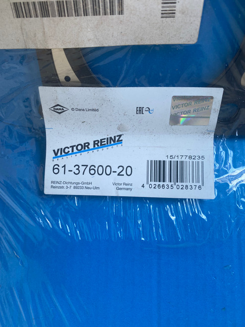 VW GOLF CADDY TIGUAN 2L TDI NEW VICTOR REINZ HEAD GASKET 61-37600-20