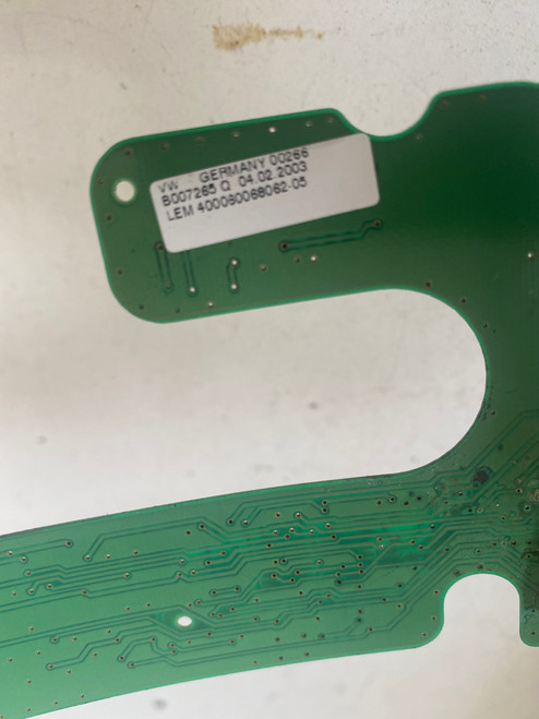VW BEETLE CONVERTIBLE USED SHIFTER CIRCUIT BOARD B007265 Q