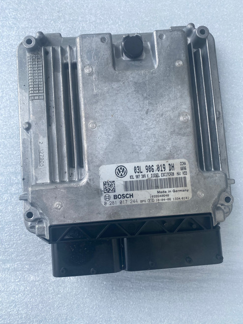 VW T5 MULTIVAN SINGLE TURBO DSG USED ENGINE ECU 03L 906 019 DH
