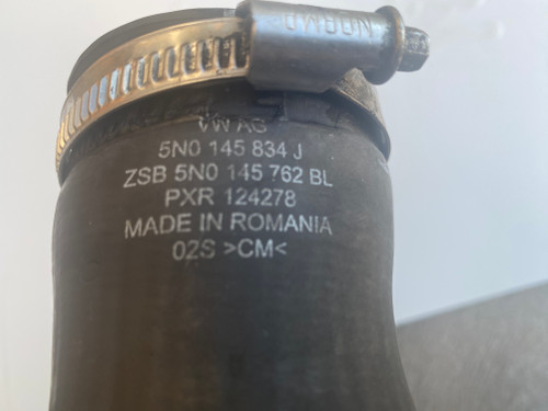 VW TIGUAN CCZ USED INTERCOOLER HOSE 5N0 145 762 BL