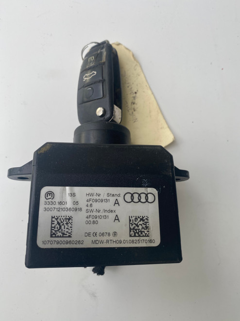 AUDI A6 4F USED IGNITION BARREL AND KEY 4F0 909 131 A  4F0 910 131 A