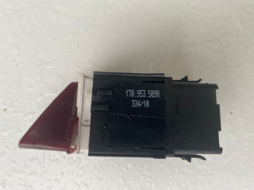 VW CADDY LATE USED HAZARD LIGHT SWITCH 1T0 953 509 B