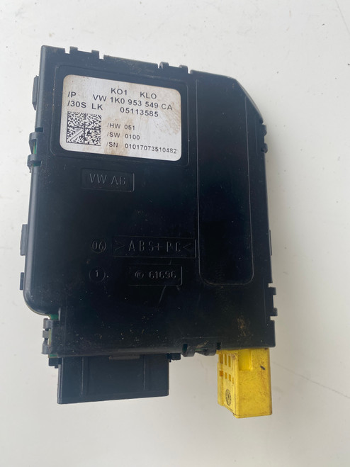VW CADDY USED STEERING CONTROL MODULE 1K0 953 549 CA