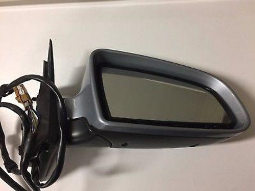 AUDI A4 B7 2005-2006 USED RHF DOOR MIRROR IN GREY 12 WIRE TYPE