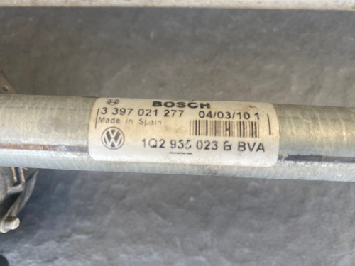 VW EOS USED WINDSCREEN WIPER MOTOR AND LINKAGES 1Q2 955 119 B 1Q2 955 023 B