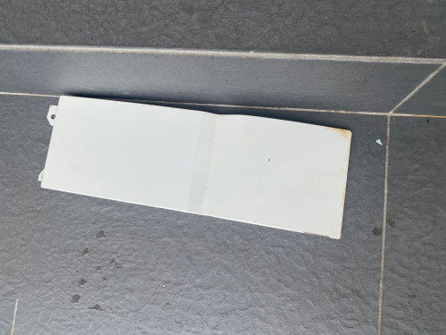 VW TRANSPORTER T5 USED LOWER FUEL FLAP COVER IN WHITE