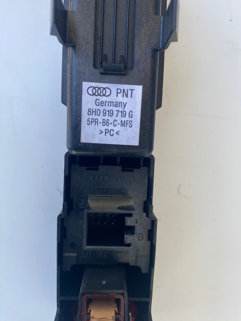 AUDI A4 B7 CONVERTIBLE USED ROOF SWITCH 8H0 959 727 B  8H0 919 719 G