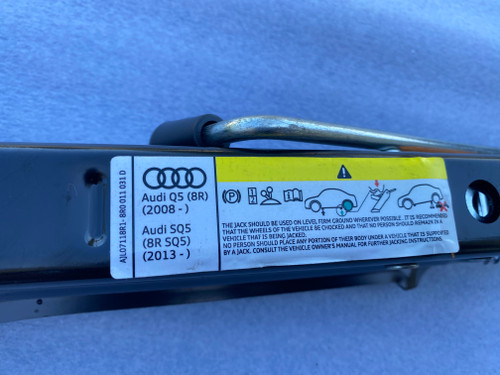AUDI Q5 SQ5 2012-2017 USED JACK 8R0 011 031 D