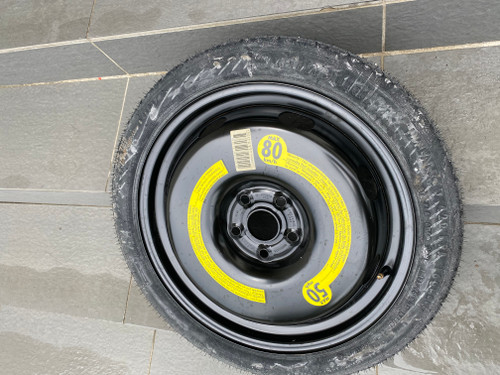 VW GOLF MK5 MK6 MK7 AUDI A3 NEW SPACE SAVER RIM WITH TYRE 1K0 601 027 B