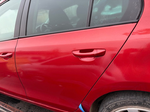 VW GOLF MK6 HATCH USED LHR DOOR SHELL SHELL IN RED A3S PAINT CODE