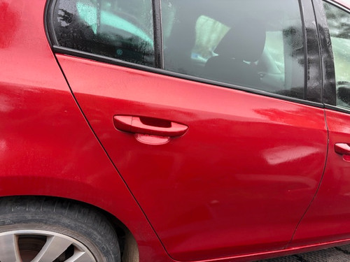 VW GOLF MK6 HATCH USED RHR DOOR SHELL SHELL IN RED A3S PAINT CODE