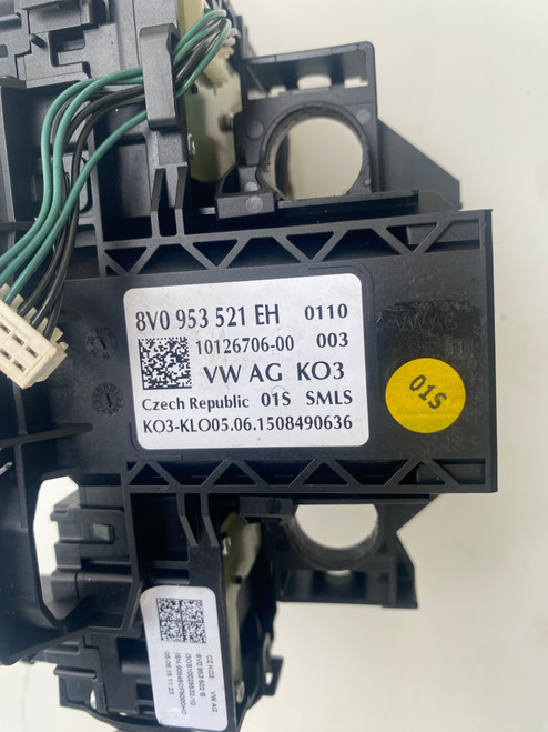 AUDI A3 8V USED COMBINATION SWITCH 8V0 953 521 EH