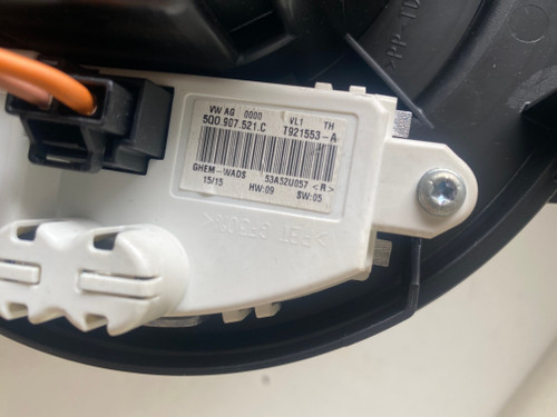 AUDI A3 8V USED HEATER FAN MOTOR 5Q2 819 021 B   5Q0 907 521 B  5Q0 907 521 C