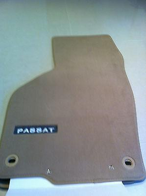VW PASSAT 2005 ON NEW FRONT CREAM FLOOR MATS NEW GENUINE