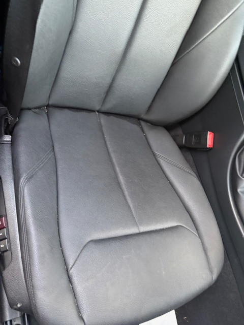 BMW F30 USED DRIVERS SEAT IN BLACK LEATHER
