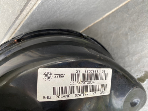 BMW X3 F25 DIESEL USED BRAKE BOOSTER 29 6857869 02