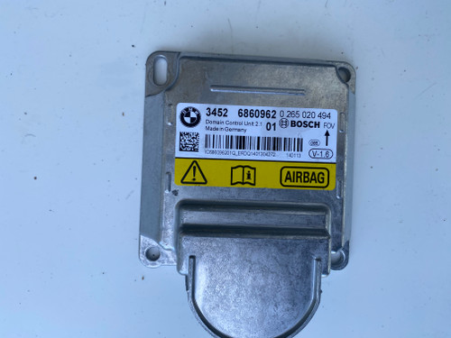 BMW X3 F25 USED AIRBAG SRS MODULE 3452 6860962 01