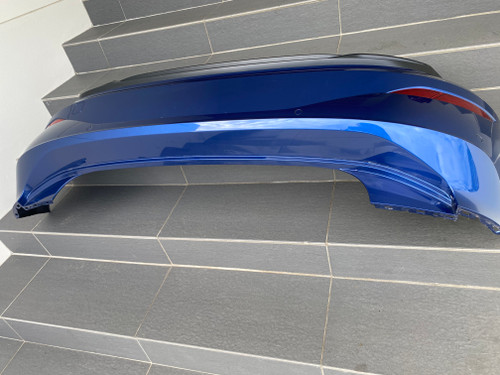 VW POLO 2024 USED REAR BAR COVER IN BLUE B5K PAINT CODE 2GS 807 421 D