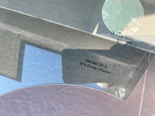 VW POLO 2024 USED LHF DOOR GLASS 2G4 845 201 A