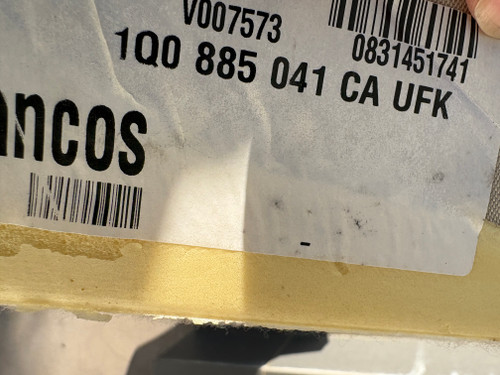 VW EOS USED REAR CREAM SEAT BACKING 1Q0 885 041 CA UFK