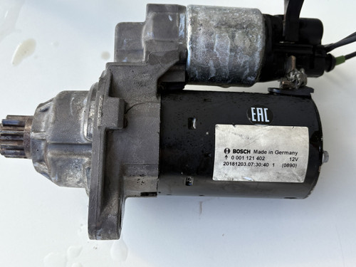 VW AUDI USED BOSCH STARTER MOTOR 0 001 121 402