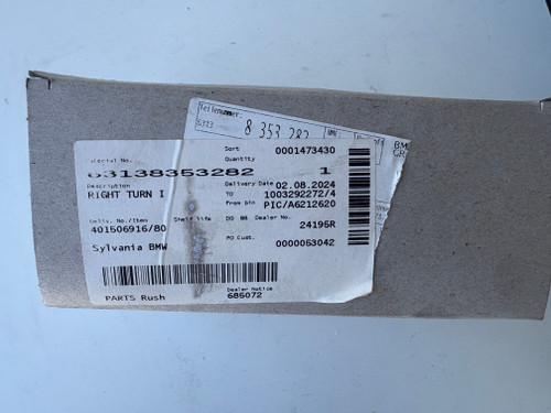 BMW E36 NEW GENUINE RHF BLINKER 63 13 8 353 282