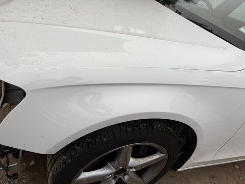 AUDI A4 B8 USED LH GUARD IN WHITE Y9C PAINT CODE
