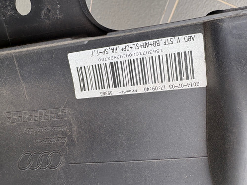 AUDI A4 B8 USED TOP RADIATOR SUPPORT COVER 8K0 807 081 D