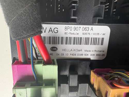 AUDI A3 8P USED BODY CONTROL MODULE 8P0 907 063 A