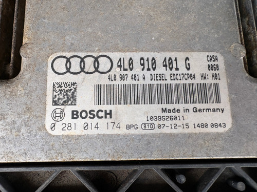 AUDI Q7 V6 TDI CASA USED ENGINE ECU 4L0 910 401 G