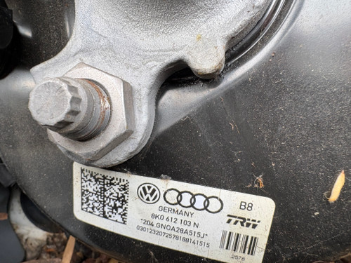 AUDI A4 B8 USED BRAKE BOOSTER 8K0 612 103 N