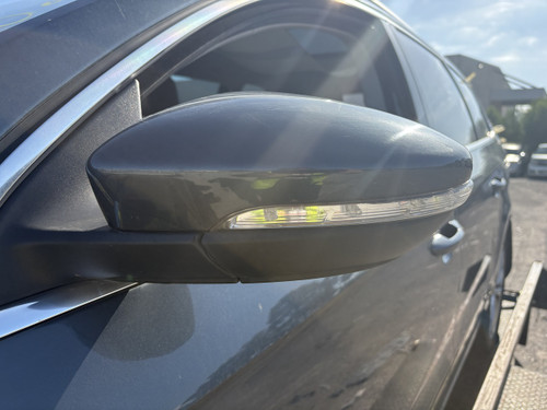 VW PASSAT 3C FACE LIFT USED LH DOOR MIRROR IN ISLAND GREY METALIC K7X