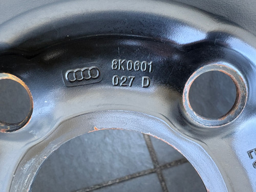 AUDI A4 A5 B8 AUDI A5 USED SPACE SAVER RIM AND TYRE 8K0 601 027 D