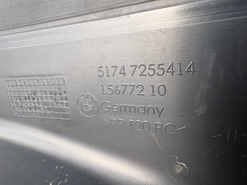 BMW F20 USED FRONT AIR DUCT 5174 7254414 156772 10