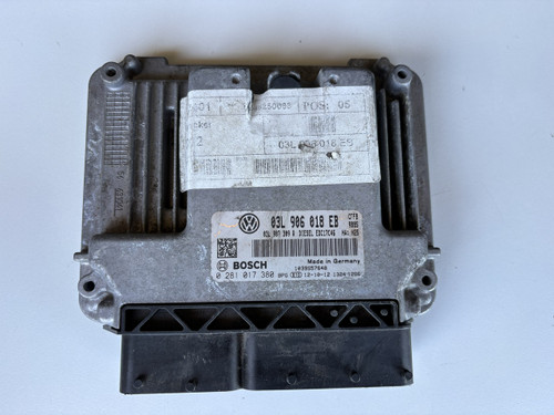 VW EOS 2L TDI CFFB USED ENGINE ECU 03L 906 018 EB