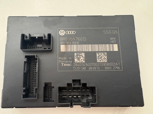 AUDI Q5 USED RHF SEAT CONTROL MODULE 8R0 959 760 D