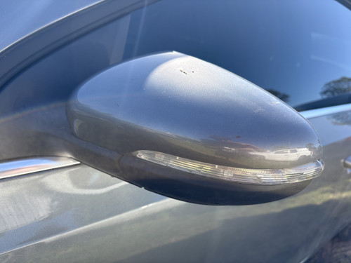 VW GOLF MK6 CONVERTIBLE USED LH DOOR MIRROR IN GREY LA7T  5K7 857 507 A