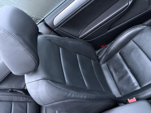 VW GOLF MK6 CONVERTIBLE USED LHF BLACK LEATHER SEAT