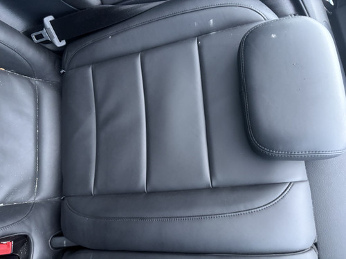 VW GOLF MK6 CONVERTIBLE USED LHR SEAT BACKING IN BLACK LEATHER