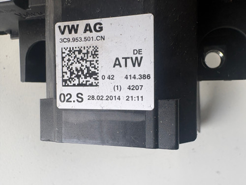 VW PASSAT 3C WAGON USED COMBINATION SWITCH 3C9 953 507 CN 3C9 953 502 B