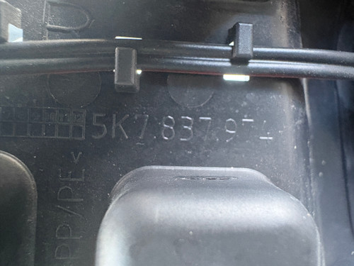 VW GOLF MK6 CONVERTIBLE USED RH INNER MIRROR COVER 5K7 837 974