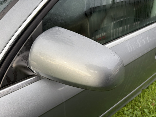 AUDI A4 B7 SEDAN WAGON USED LH DOOR MIRROR IN GREY Y7G PAINT CODE