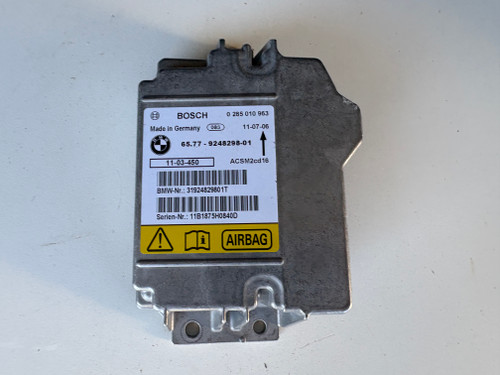 BMW E88 USED AIRBAG MODULE 65.77 - 9248298-01