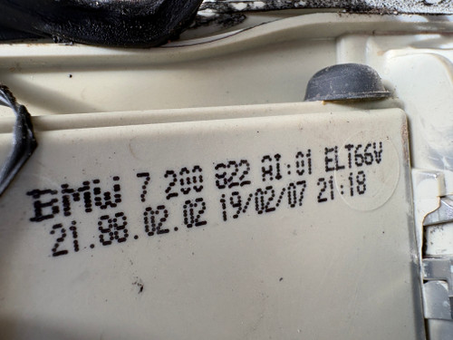 BMW X5 E70 EARLY USED RH INNER TAIL LIGHT 7 200 822