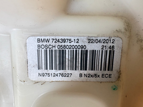 BMW F30 320I USED FUEL PUMP 7243975-12