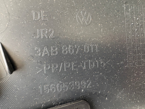 VW PASSAT 3C LATE USED LHF DOOR TRIM 3AB 867 011