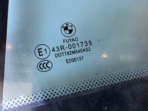 BMW F30 USED LHR QUARTER GLASS