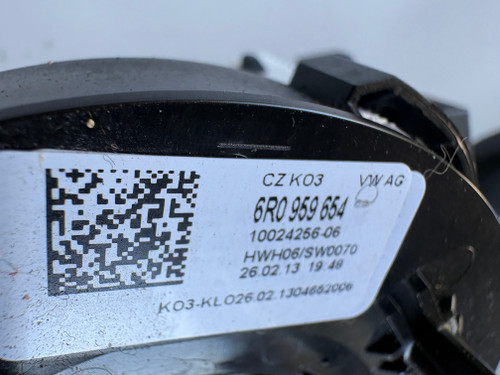 VW POLO 6R USED COMBINATION SWITCH 6R0 953 521 B  6R0 959 654