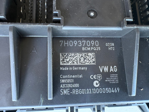 VW POLO 6R GTI USED BCM 7H0 937 090